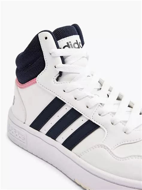 adidas mid cut hoops damen weiß